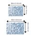 Bathroom Mat Toilet Mat Shower Mat Entrance Rug Absorbent Non-Slip Mat Soft Quick-Dry Machine Washable_maomaolike.com
