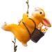 Easter Day Cute Animal Ornaments Little Rabbit Wall Outdoor Garden Pot Hanging Courtyard Climbing Tree Landscaping Pipe_maomaolike.com