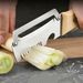 Wood Handle 2-in-1 Stainless Steel Peeler With Wide Blade, Labor Saving Vegetable Peeler Built-in Bottle Opener Kitchen Gadget
_maomaolike.com