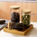 Glass Sealed Food Grade Moisture-Proof Grain Household Canister Tea Transparent Kitchen Storage Jar_maomaolike.com