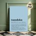 Tsundoku Definition Painting Poster, Minimalist Typographic Poster, Relatable Literary-themed Decor Ideal For Home Reading Nook, Study Room_maomaolike.com