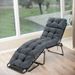 1 Pc Outdoor Lounge Chaise Cushion With String Ties For Garden Poolside_maomaolike.com