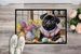 Decorating Easter Pug Doormat Front Door Mat Indoor Outdoor Rugs For Entryway, Non Slip Washable Low Pile, 24H X 36W_maomaolike.com