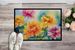 Chrysanthemums In Watercolor Doormat Front Door Mat Indoor Outdoor Rugs For Entryway, Non Slip Washable Low Pile, 24H X 36W_maomaolike.com