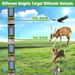 Solar Animal Repeller Ultrasonic Deterrence Two-Mode Adjustment IP66 Waterproof Suitable For Courtyard Garden_maomaolike.com