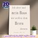 Biblical Verse Painting Poster, Minimalist Elegant German Scripture Poster, Meaningful Serene Decor Ideal For Home And Prayer Spaces_maomaolike.com