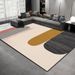 Living Room Rug Large Size Rug Abstract Geometric Pattern Bedroom Rug Plush Pile, Washable Thickened Underlay Bedside Rug Home Decor Rug_maomaolike.com