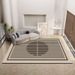 Living Room Rug Large Size Gorgeous Gold Frame Design Bedroom Rug Plush Thickened Machine Washable Thickened Underlay Interior Decorative Rug_maomaolike.com