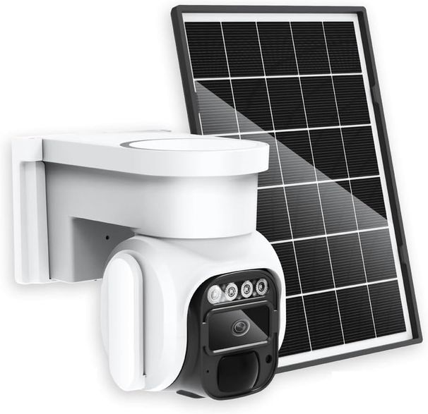 Cellular Security Camera Outdoor Wireless, No WiFi Needed Solar Powered 4G LTE Camera, 2K Color Night Vision, PIR Motion Sensor, 360 Live View, Two-Way Audio, SIM Card & SD Card Included_maomaolike.com