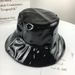 Hot Sale Leather Cotton Solid Bucket Fisherman Outdoor Travel Hat Foldable Sun Cap Hats for Men and Women 578_maomaolike.com