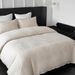 Light Luxury Simple Jacquard Matte Quilt Set Full Size_maomaolike.com