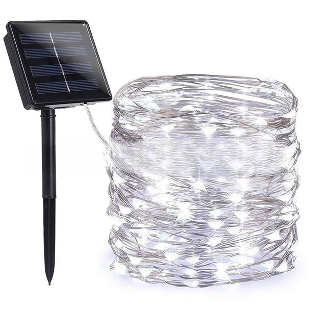 Home & Garden Light String Solar Light String Copper Wire Led Light 8 Functions Outdoor Waterproof Garden Light Christmas Decoration Light_maomaolike.com