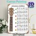 Ukulele Chords Painting Poster, Colorful & Clear Educational Chart Poster, Practical Reference For Learning Ukulele Chords, Ideal For Music Practice_maomaolike.com