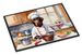 Chocolate Labrador Retriever The Chef Doormat Front Door Mat Indoor Outdoor Rugs For Entryway, Non Slip Washable Low Pile, 24H X 36W_maomaolike.com