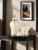 1pc Crack Shape With Lid Can Be Filled With Water, Ceramic Vase, High-quality Interior Ornaments, Flower Arrangement, Vase_maomaolike.com