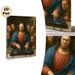 DJ Jesus Parody Painting Poster, Whimsical Classic Art-inspired Poster, Humorous Depiction Of Jesus As DJ With Grumpy Disciples, Quirky Decor Option_maomaolike.com