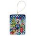 Chinese Crested Christmas Reindeer Porcelain Ornament Christmas Tree Hanging Decorations For Home Christmas Holiday, Rectangle, Gift, Multicolor_maomaolike.com
