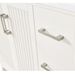 36 Inch Solid Wood Pre-assembled Bathroom Vanity With Power Supply--White_maomaolike.com