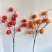 Artificial Berry Ruyi Home Decoration Ornament Plant Fake Persimmon Branch Foam Spray Painted Fruit Display_maomaolike.com