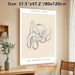 Male Urogenital System Painting Poster, Minimalist Monochrome Line Art Anatomical Poster, Clear Anatomical Illustration Suitable For Medical Clinics_maomaolike.com