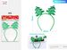 Florry Christmas Headbands For Women Green Christmas Tree Headbands Xmas Hair Bands Hair Accessories For New Year Holiday 12PCS_maomaolike.com