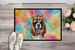 Cavalier Spaniel Hippie Dawg Doormat Front Door Mat Indoor Outdoor Rugs For Entryway, Non Slip Washable Low Pile, 24H X 36W_maomaolike.com