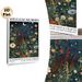 William Morris Night Wildflower Painting Poster, Vintage Arts & Crafts Style Celestial Floral Poster, Timeless Artistic Decor Ideal For Living Room_maomaolike.com