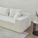 104.33" Sponge Sectional Sofa Couch For Living Room, L Shaped Modern Lamb Modular High Density Sponge Floor Sofa, Sherpa Fabric Sofa Couch With Chaise Lounge & Pillows, Upholstered Corner Cloud Couch_maomaolike.com