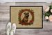 Border Terrier Christmas Flowers Doormat Front Door Mat Indoor Outdoor Rugs For Entryway, Non Slip Washable Low Pile, 24H X 36W_maomaolike.com