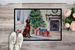 Irish Setter Cozy Christmas Doormat Front Door Mat Indoor Outdoor Rugs For Entryway, Non Slip Washable Low Pile, 24H X 36W_maomaolike.com