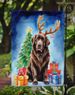 Chocolate Christmas Reindeer Garden Flag Mailbox Flag Decorative Yard Flag Banner Outside Patio Artwork Yard Flower Beds, Garden Size, Multicolor_maomaolike.com
