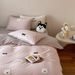 100s Full Brushed Four-Piece Set Cute Pure Cotton Duvet Cover Thickened For Autumn And Winter Children's Bedding Fresh_maomaolike.com