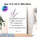 Lavender & French Bible Verse Painting Poster, Soft Watercolor Floral Poster, Serene Inspirational Scripture Art Ideal For Living Room, Bedroom Wall_maomaolike.com