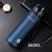 560ML Minimalist Water Bottle Frosted High-End Texture, Lightweight & Leak-Proof, With Portable Lanyard, Ideal For Daily_maomaolike.com