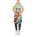 Oriental Bay Owl Apron Cooking Kitchen Server Baking Crafts Gardening For Adult Women Men, Unisex, Large, Multicolor_maomaolike.com