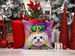 Maltese King Of Mardi Gras Throw Pillow Machine Washable, Indoor Outdoor Decorative Pillow For Couch, Bed Or Patio, 14Hx14W_maomaolike.com