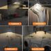PIR Motion Sensor LED Under Cabinet Lamp Dimmable Rechargeable Night Light Stairs Closet Room Aisle Tube Bar Detector_maomaolike.com