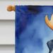 Giant Schnauzer Pointer Christmas Reindeer House Flag Large Porch Sleeve Pole Decorative Outside Yard Banner Artwork Wall Hanging, Polyester, House Size, Multicolor_maomaolike.com