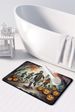 Zombies Spooky Halloween Memory Foam Kitchen Mat Machine Washable Anti-Fatigue Mat Cushion Comfort Bath Mat Or Kitchen Rug_maomaolike.com