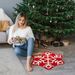 Winter Christmas Snowflake Bathroom Rug Snowflake Bath Mat Non Slip Washable Rugs Welcome Decorative Red Snowflake Doormat For Home Kitchen Xmas Decor Holiday Decorations_maomaolike.com