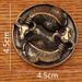 Brass Turning The Tide Zodiac Ox Office Desktop Ornament Pure Copper Yin Yang Handheld Piece Wholesale_maomaolike.com