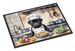 Pug The Chef Doormat Front Door Mat Indoor Outdoor Rugs For Entryway, Non Slip Washable Low Pile, 24H X 36W_maomaolike.com