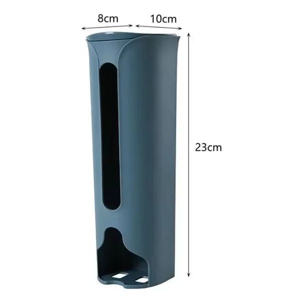 Wall Mounted Organizer Self Adhesive Extractable Closet Space Saving Containers Garbage Plastic Bag Dispenser Office Storage Box_maomaolike.com