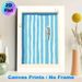 Swimming Pool Themed Painting Poster, Minimalist Flat-style Illustration Of Woman Swimming In Pool Poster, Serene Summer-inspired Decor Ideal For_maomaolike.com