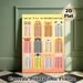 Multiplication Table Math Friends Painting Poster, Cute Cartoon Animal Themed Colorful Multiplication Chart Poster, Practical Math Learning Aid Ideal_maomaolike.com