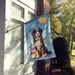 Bernese Mountain Dog Happy Birthday House Flag Large Porch Sleeve Pole Decorative Outside Yard Banner Artwork Wall Hanging, Polyester, House Size, Multicolor_maomaolike.com