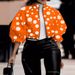 Women's Clothing Fashion Temperament Polka Dot Printed Short Top Jacket_maomaolike.com