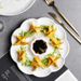 Ceramic Breakfast With Vinegar Dish Sushi Dumpling Snack High-end Divided Plate_maomaolike.com