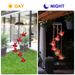 1PC Outdoor Solar Flaming Bird Wind Chime Lights, Outdoor Decorative Colorful Solar Wind Chimes, Co_maomaolike.com