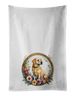 Yellow Labrador Retriever And Flowers Kitchen Towel Set Of 2 White Dish Towels Decorative Bathroom Hand Towel For Hand, Face, Hair, Yoga, Tea, Dishcloth, 19 X 28", White_maomaolike.com